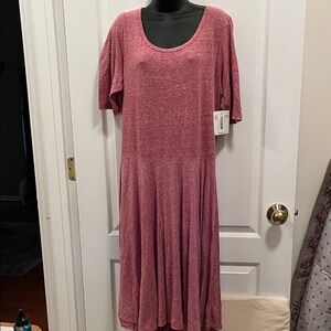 LuLaRoe Mauve Midi Dress